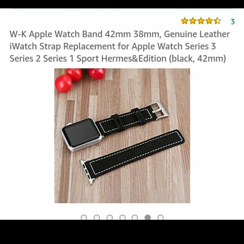 NWT Apple Genuine Leather watch band